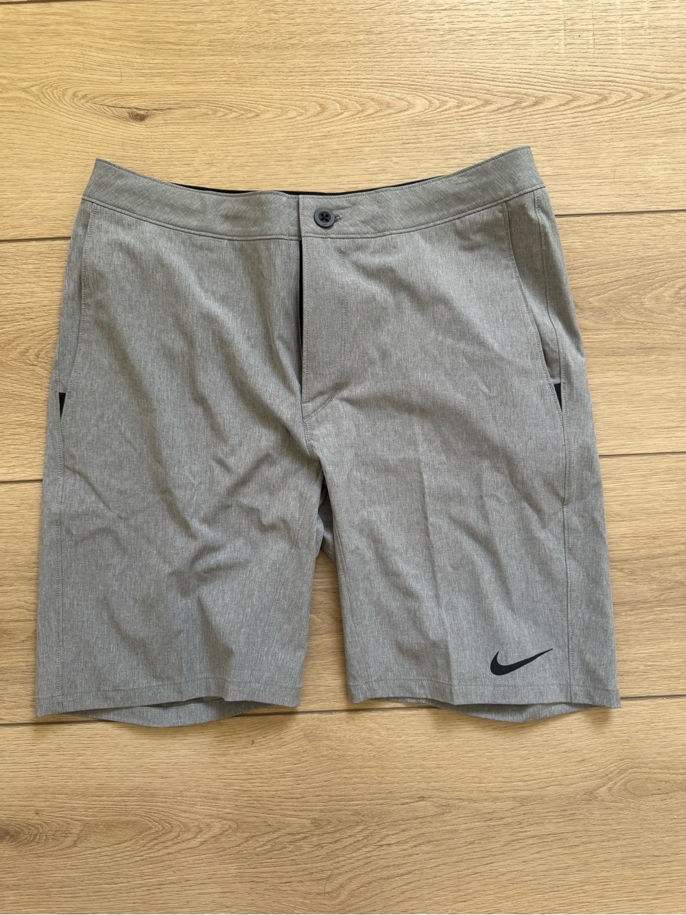 Nike Men's Heather Gray swim trunks